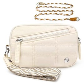 PASMAN Wristlet Clutch Wallet Purse for Women, RFID Blocking,Credit Card Holder Phone Organizer for Travel or work, Beige, Perfect