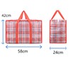Checkered Moving Bags,Storage Totes with Zipper and Handle for Clothes,