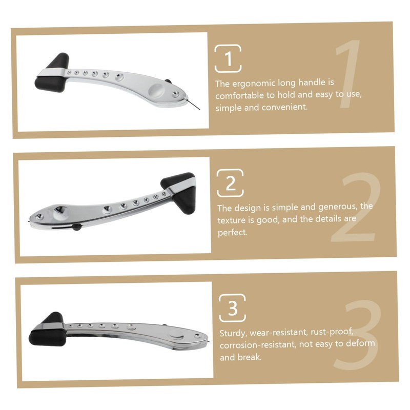 Ciieeo 1Pc Triangular Reflex Hammer for Medical Diagnosis Multi Functional