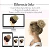 2 Piezas Extension de Cabello Moño Desordenado, Cabello Postizo Natural,