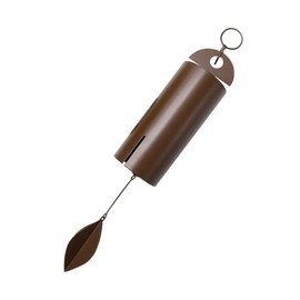 CENPEK Dark Brown 16in，Retro Wind Chimes For Outdoor Deep Tone Serenity Bell Wind Chimes Heroic Windbell To Remember Loved Ones Who Have Died