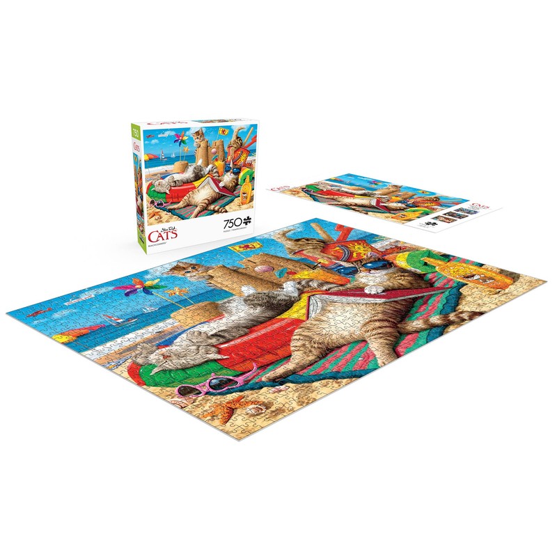 Buffalo Games - Beachcombers - 750 Piece Jigsaw Puzzle Multicolor,