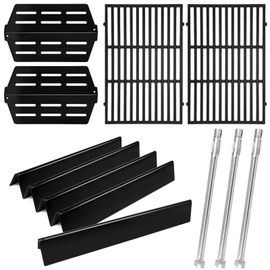 Grill Parts Replacement For Weber Genesis 300 Series E310, E320,E330,S310, S320, S330, EP310, EP320, EP330 with Front-Mounted Control,7620 Flavor Bar 62752 Burner 7524 Grates,7622 Heat Deflector