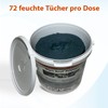 ZVG zetClean 50130-001 Wiper Bowl Polytex Reinigungstücher, blau, 25 x