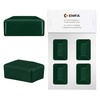 EMFA Fence Post Caps, Rectangular, 60 x 40 mm, Green,