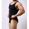 Utcelut Men's Slim One Piece Briefs Jumpsuit Athletic Bodysuit Base