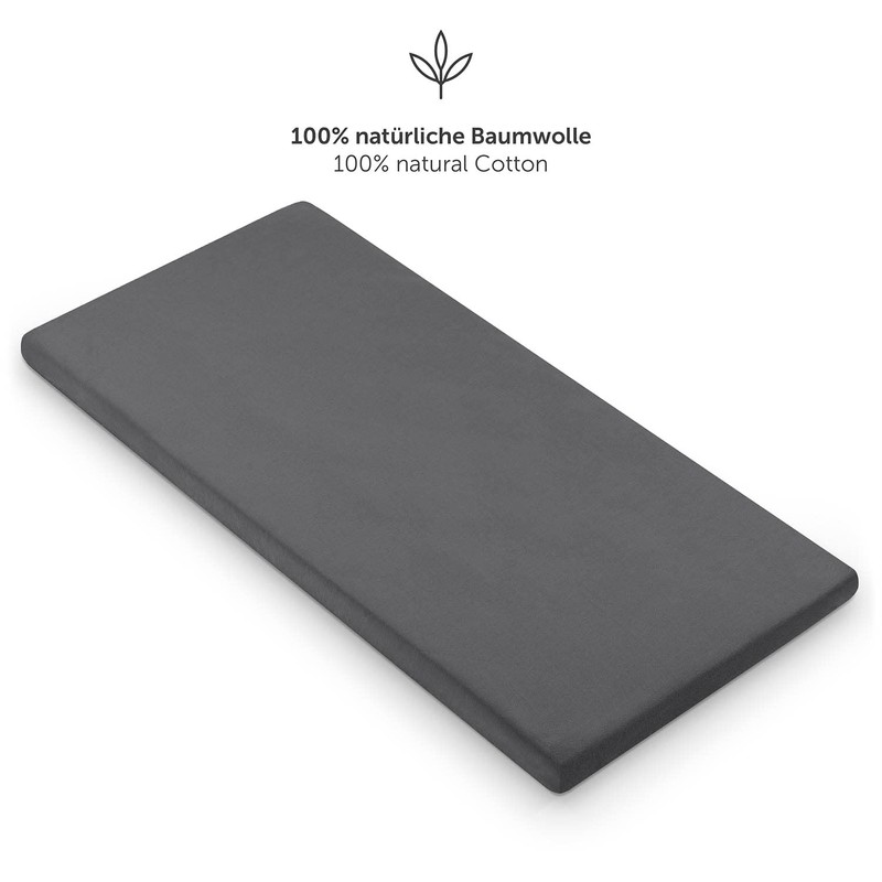 Laleni Premium fitted sheets for baby cot, breathable, 100% cotton