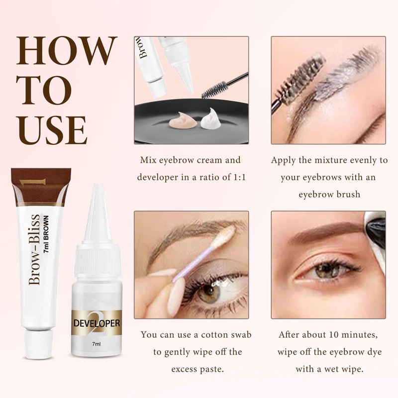Eyelash Tint Black - Lash Tint and Eyebrow Dye -