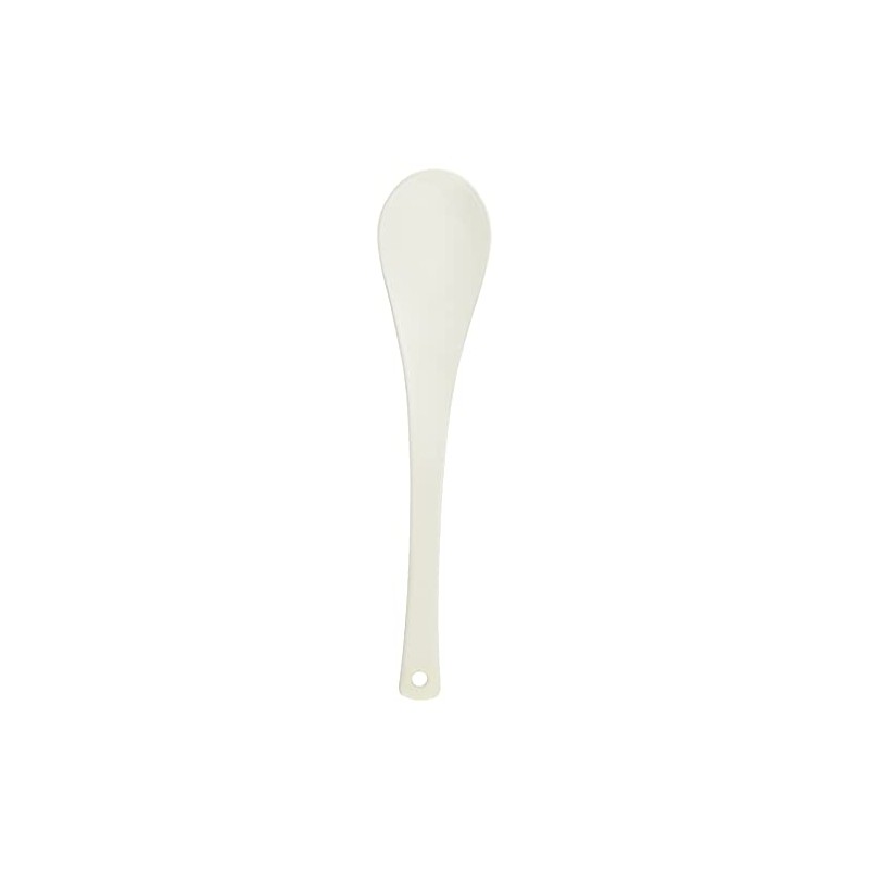 wadako-pore-syon ho-ro-kittin Ceramic Spoon, Spoon, 180 mm White