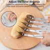 Pastry Cutter, Stainless Steel Dough Cutter 5 Wheel Pastry Cutter