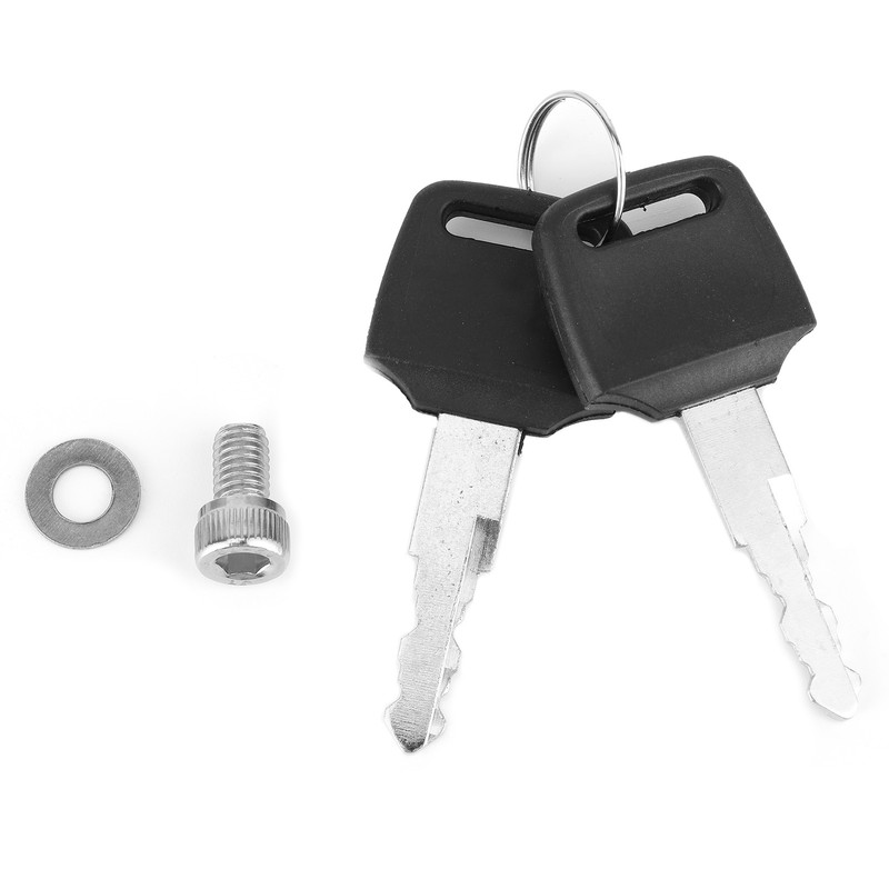 Motorcycle Metal Helmet Lock Anti Theft with 2 Keys Fit