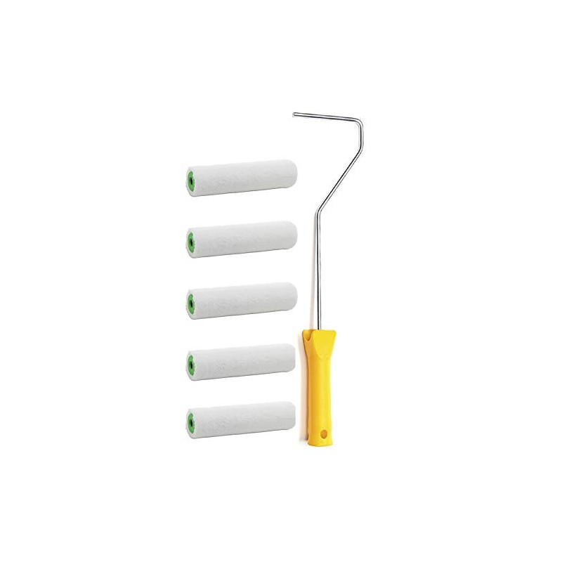 Set of 5 Replacement Roller Magic Velvet 10 cm +