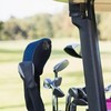 SUPVOX 6pcs Plastic Golf Headcover Number Tags Rotating Golf Club