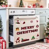 12Pcs Christmas Dishwasher Magnet Cover, Merry Christmas Dishwasher Magnetic Sticker