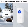 PHYSEN Wireless Doorbell with 2 Receivers 2 Buttons - PHYSEN
