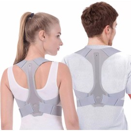 anoopsyche New-- Anoopsyche Posture Corrector Adjustable Upper Posture Brace for Support, M