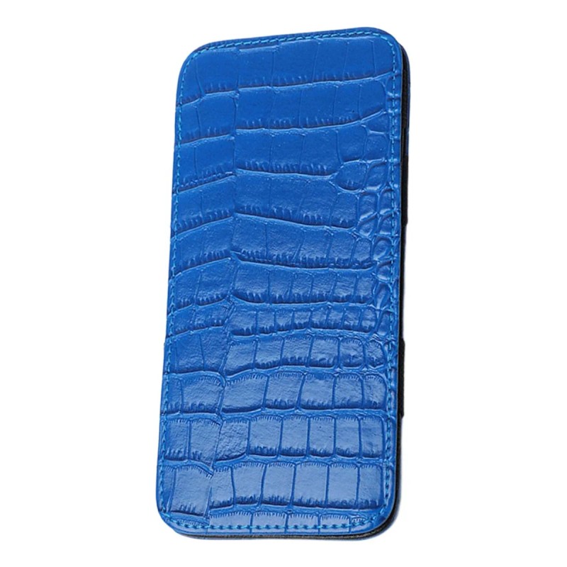 Pu Pocket Card Holder Protector De Tarjetas De Crédito Azul