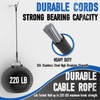 MILYARD 2-Pack 12 Inch Length Wire Rope with Loop Ends
