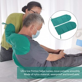 Slide sheet, Patient transfer gloves, Patient Transfer Gloves Slide Sheet Assist Moving Elderly Reusable for Patient Turning Repositioning Repositioning and Adjusting Patients or Elderly in Bed