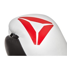 Combat Leather Training Glove - 12 oz White/Black