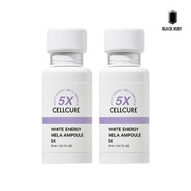 Celltrion Cellcure White Energy Mela Ampoule 5X 30ml x2 / Freckle Ampoule / 셀트리온 셀큐어 화이트 에너지 멜라앰플 5X 30ml x2 기미앰플