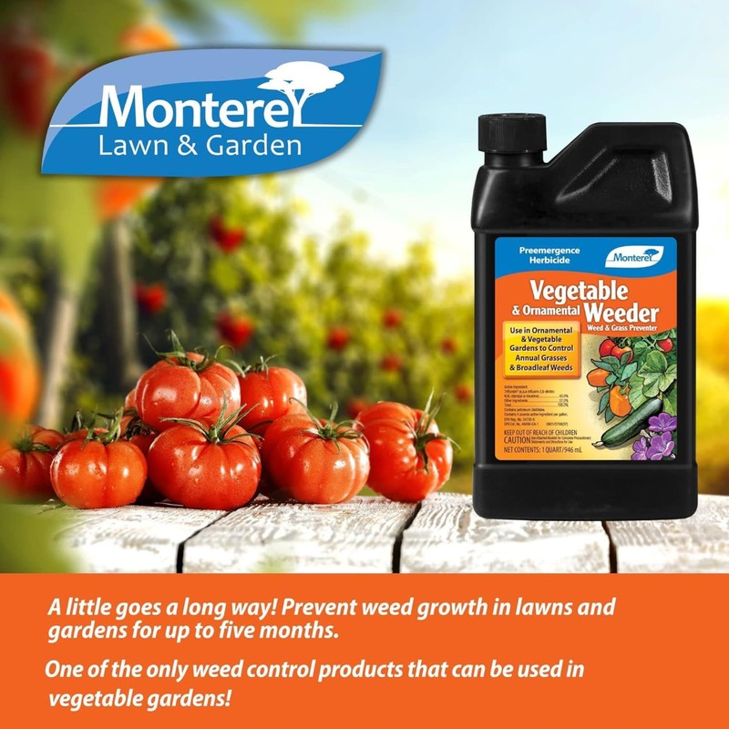 Monterey Vegetable and Ornamental Weeder Preemergence Herbicide for Use in