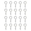 PATIKIL M6x20mm Eye Bolts with Nuts, 20 Pcs Shoulder Swing