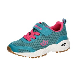 Lico Unisex Children's Bronte Vs Indoor Trainers, Turquoise Pink