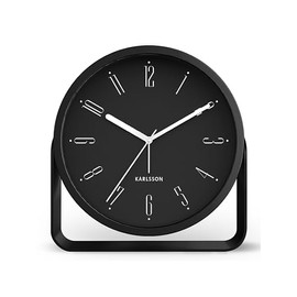 Karlsson [DL] Alarm Clock Shelf Numbers Black