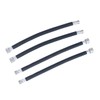 WOONEKY 4Pcs Inflator Extension Hose Tube for Bike Pump Accessories