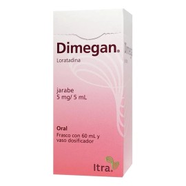 Dimegan Jarabe, 1 Frasco 60 Ml + Vaso Dosificador