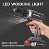 Creddux Cordless Drill Set 21v Power Drill Cordless With Battery