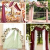Wedding Arch Draping Fabric Burgundy 29" X 20FT Chiffon Tulle