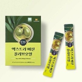 Edible oleocanthal olive oil cold-pressed organic fasting pre-meal olive oil individually wrapped 30 sachets / 먹는 올레오칸탈 올리브오일 저온압착 유기농 공복 식전 올리브유 개별포장 30포