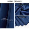 OSLIFE 2 Paneles Cortinas Blackout, Aislamiento Térmico para Sala/Recámara Ventana,Suave