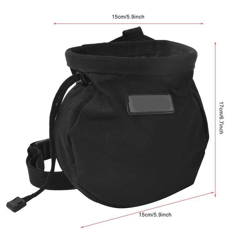 Chalk Bag with Zip for Climbing, Weightlifting, Gymnastics