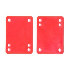 Venom Skateboards Truck Risers - 1/8" - Red
