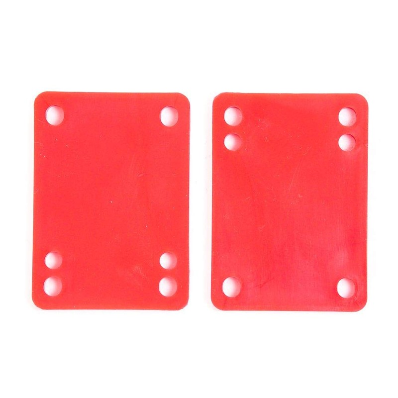 Venom Skateboards Truck Risers - 1/8" - Red