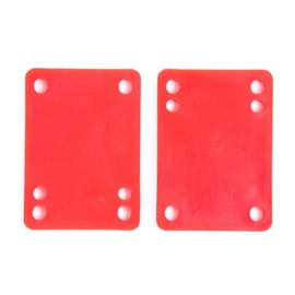 Venom Skateboards Truck Risers - 1/8" - Red