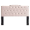 Modway MOD-6410-PNK Sophia Tufted Performance Velvet Full/Queen Headboard, Pink