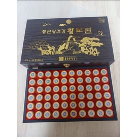 Chong Kun Dang Hwang Bo-Hwan Woo Hwang Cheongsim Pills Parents’ Gift Health Pills Gift 1 Box 60 Pills 534106 / 종근당 황보환 우황 청심 환 부모님선물 건강환선물 1박스 60환 534106