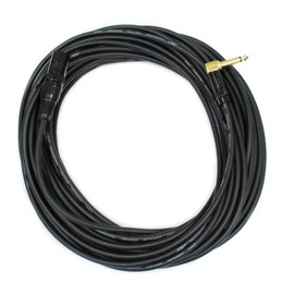 Audio 2000s E17150 1/4" TS Right Angle to XLR Male 50 Feet Audio Cable