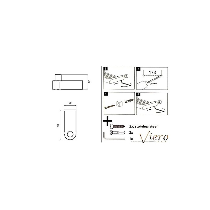 Haceka 415412 Viero, Hook