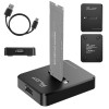 Amzpilot M.2 NVMe & SATA to USB C Docking Station,