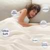 PHF Ultra Soft Waffle Weave Blanket King Size 104"x 90"-