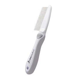 allpetsolutions Dog Puppy Cat Grooming Salon Moulting Comb with Stainless Steel Teeth - Detangling Pet Comb for Small and Medium Animals