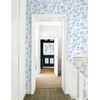 HeloHo Peel and Stick Wallpaper Blue and White Contact Paper