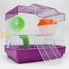 BPS Hamster Cage Chalet House with Feeding Bowl, Drinker, Wheel,