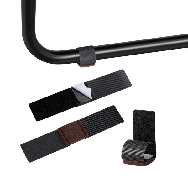 kwmobile Felt Furniture Pad Straps (4 Pack) - Strap On