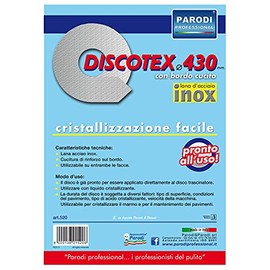 Parodi&Parodi Discotex INOX, shelves with reinforcement on the edge, steel wool, diameter 430 mm, ready to attach to the window